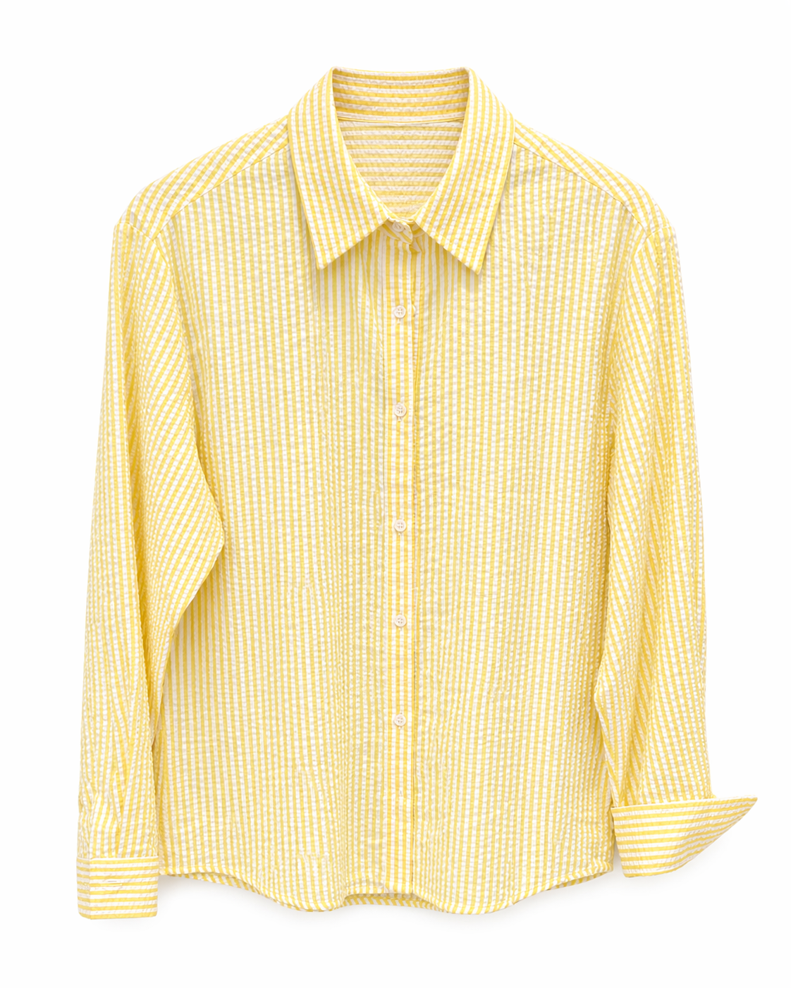 Camisa rayas amarilla