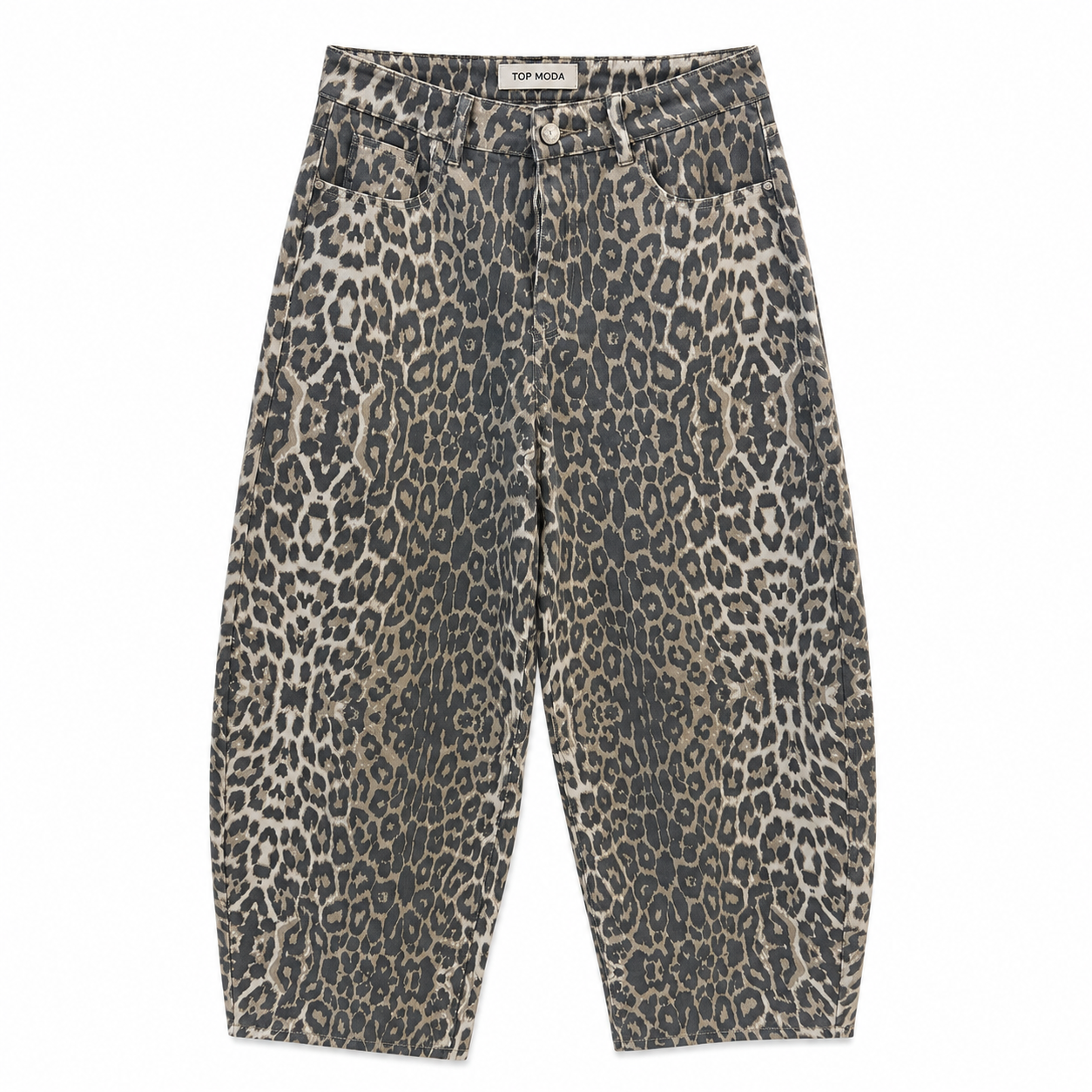 Pantalón leopardo globo