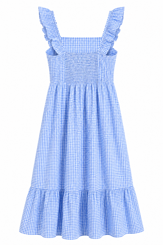 Vestido bichí celeste