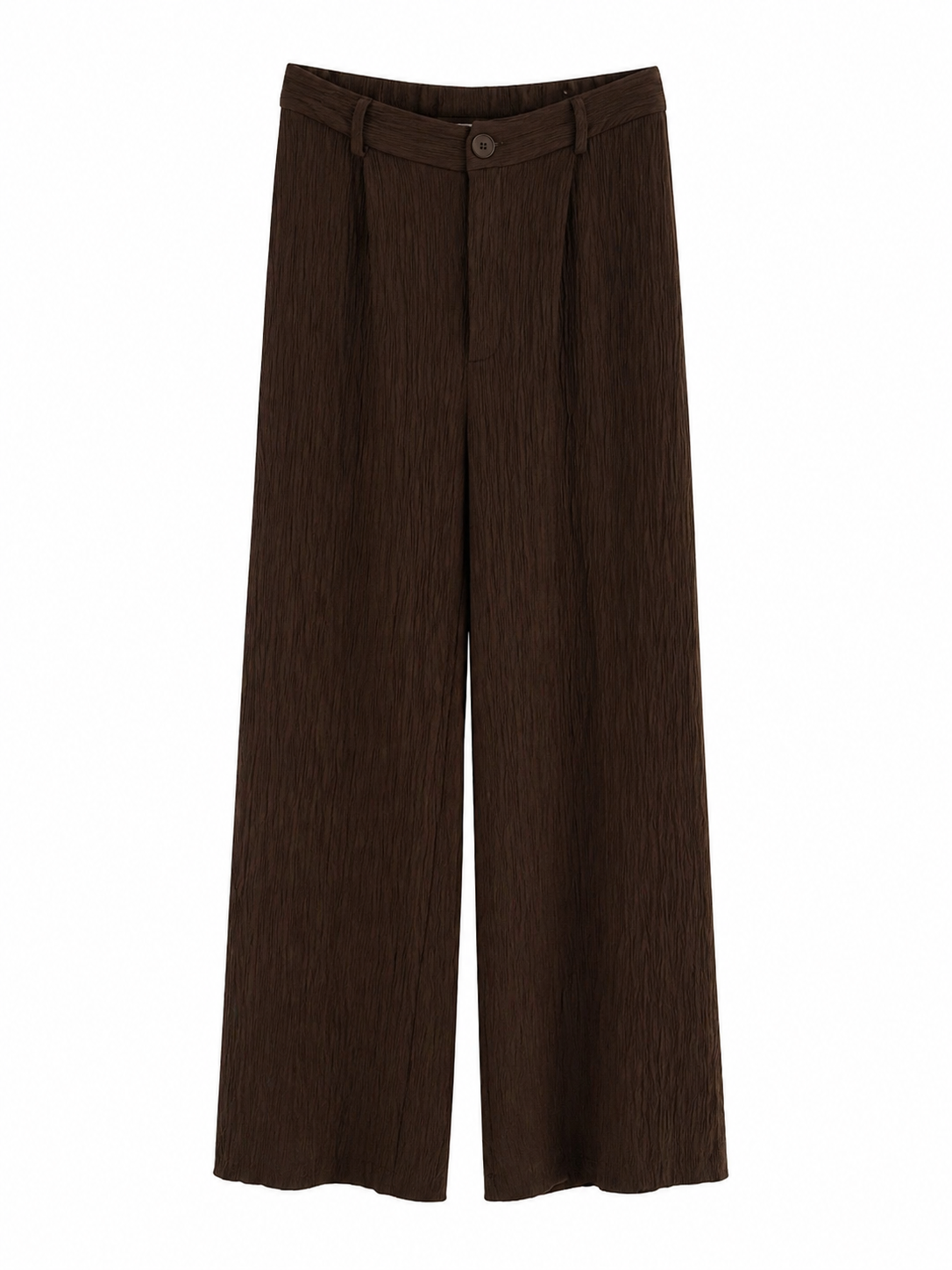 Pantalón marrón fluido