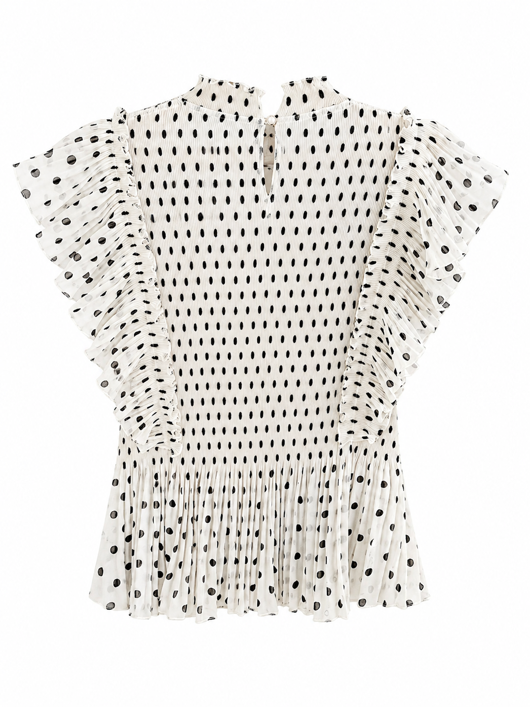 Camisa acordeón lunares