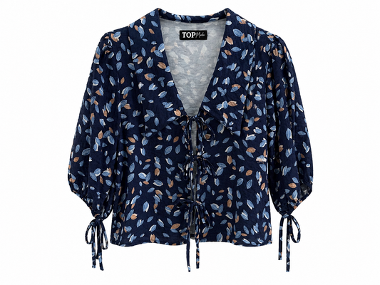 Camisa estampado lazada