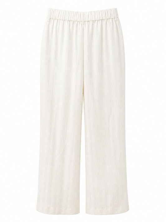 Pantalón de lino beige