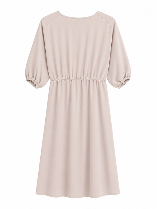 Vestido rosa palo