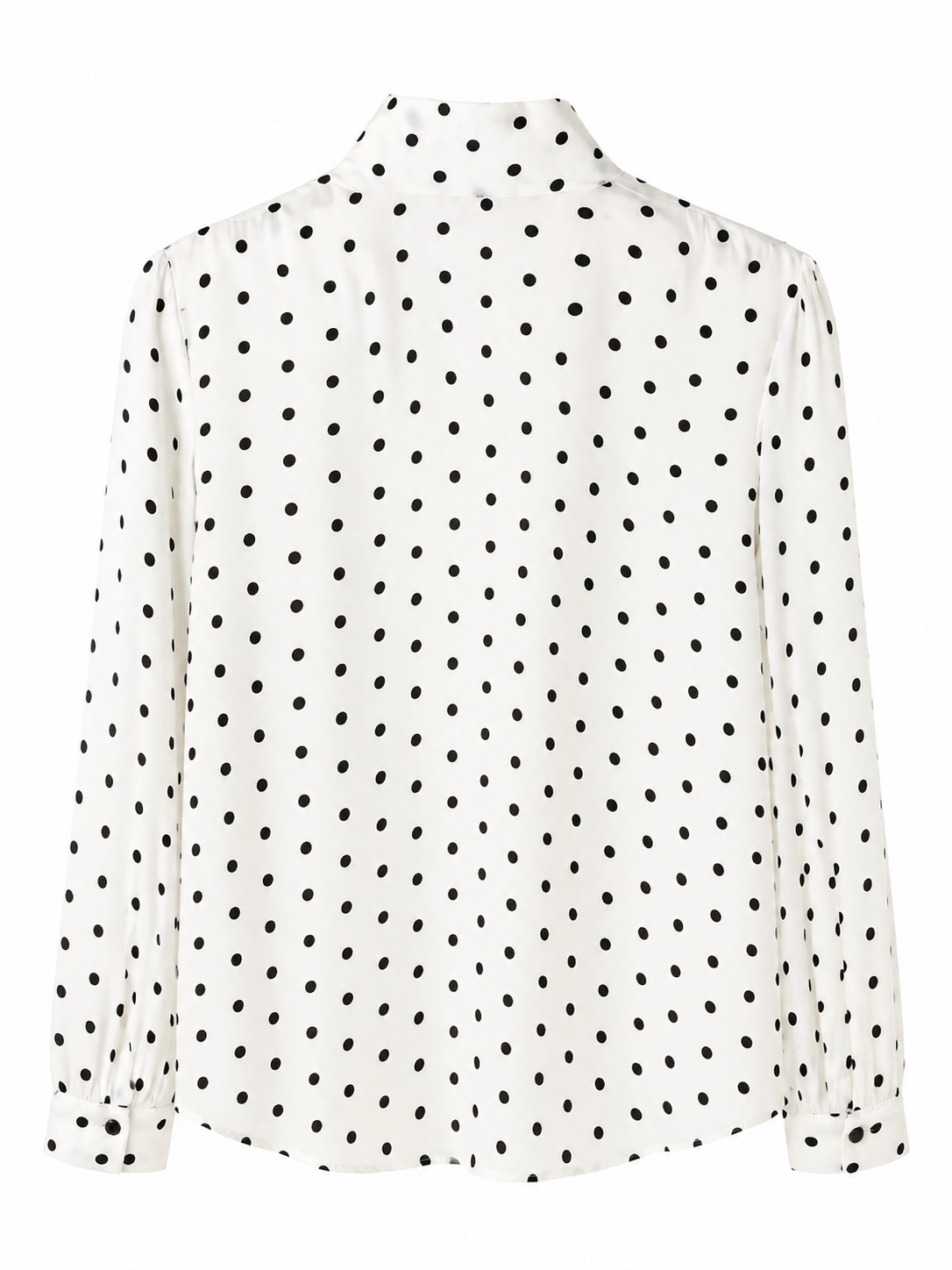Camisa de lunares b&n