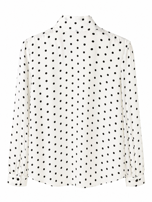 Camisa de lunares b&n