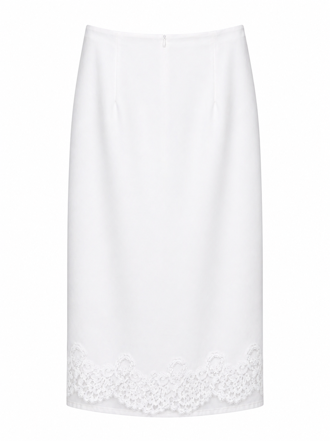 Falda blanca encaje