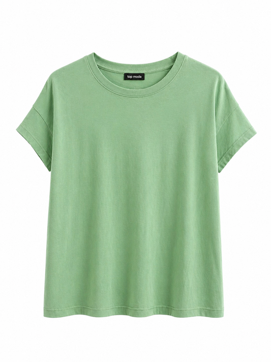Camiseta básica verde