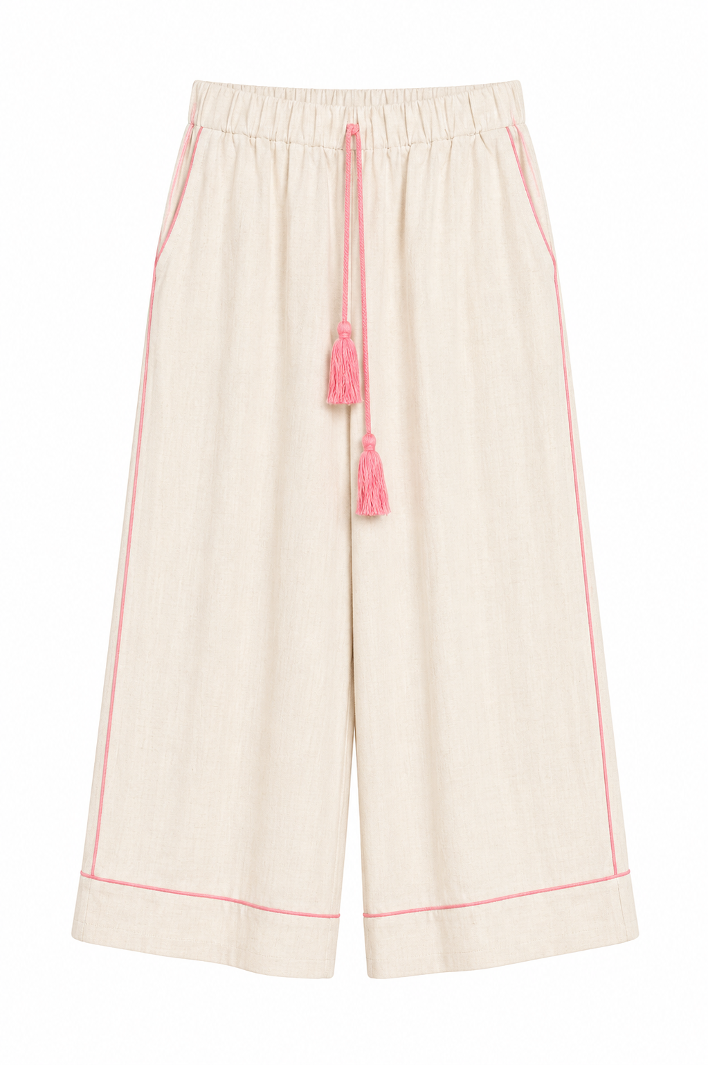Conjunto beige estampado