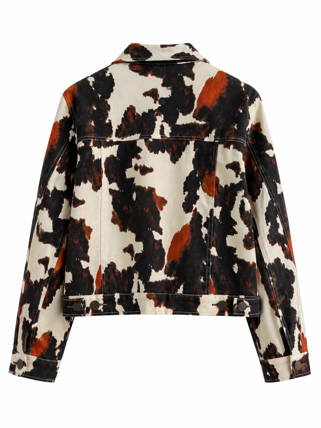 Chaqueta tejana estampado