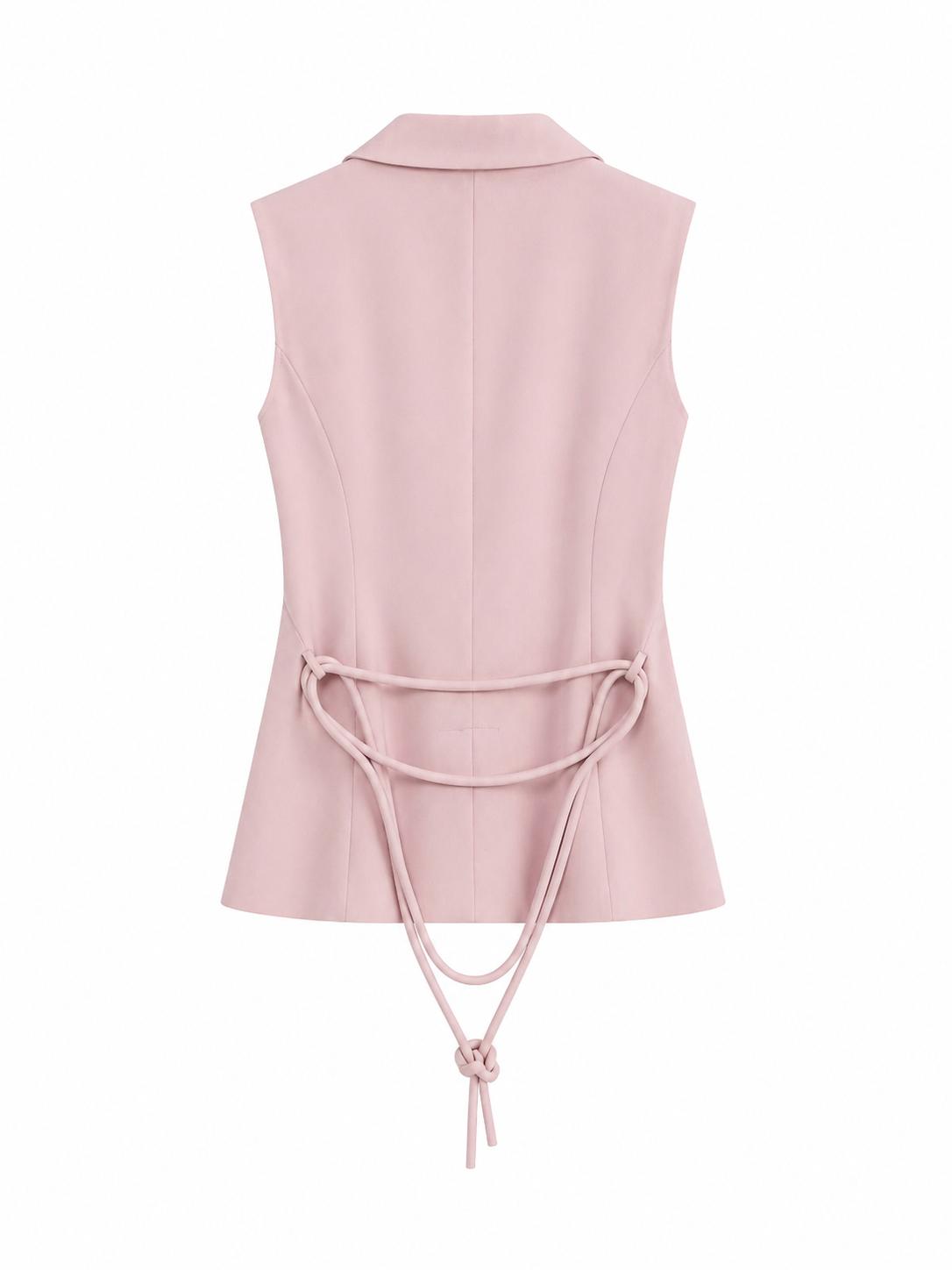 Conjunto de dos piezas rosa palo