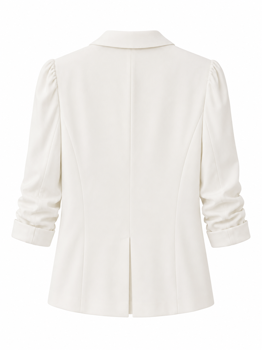 Blazer de lino blanco