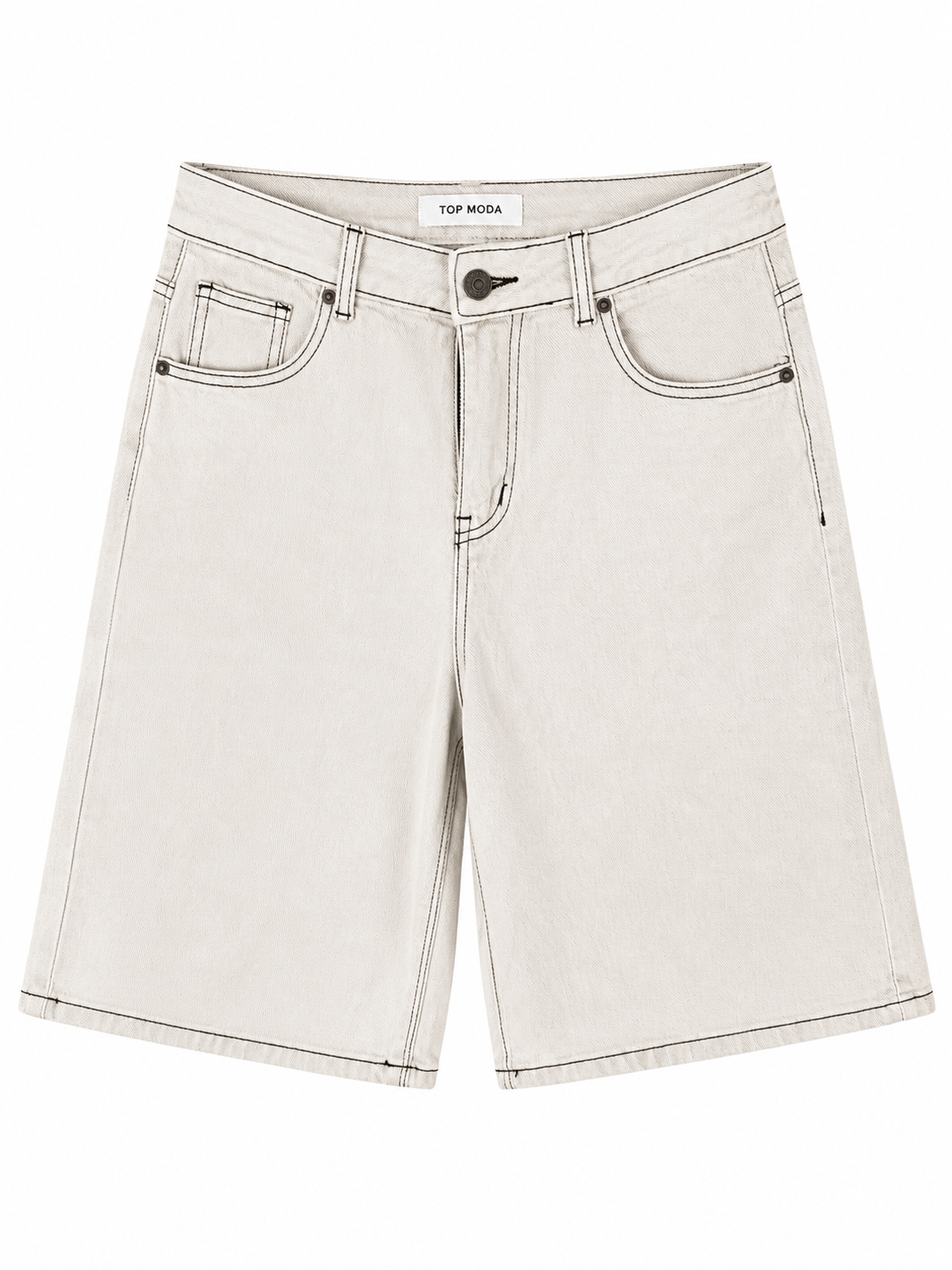 Bermuda beige vaquera