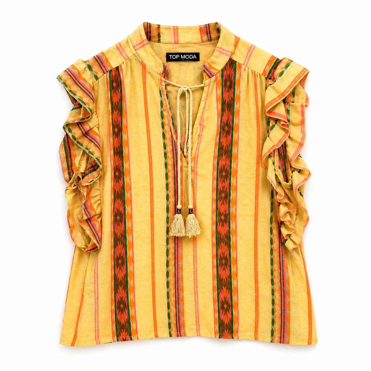 Camisa cuerdas amarilla