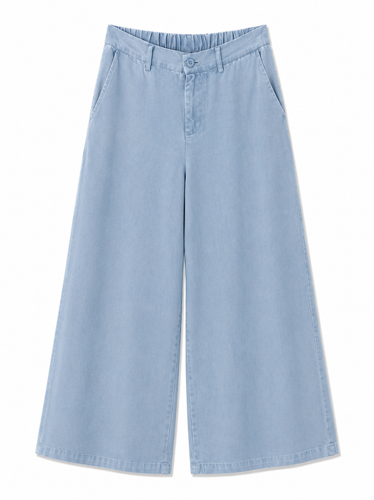 Pantalón suelto celeste
