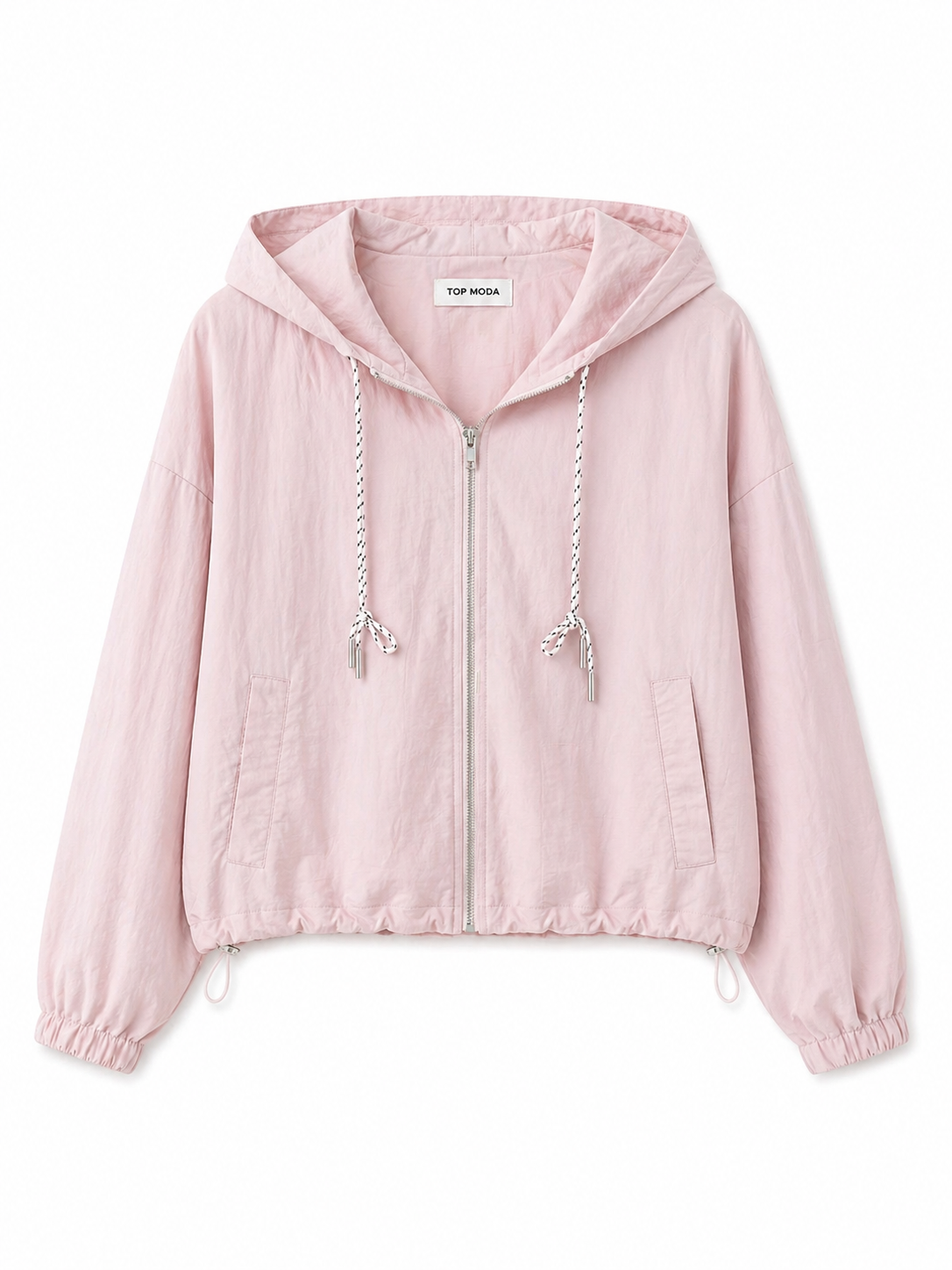 Chaqueta corta viento rosa