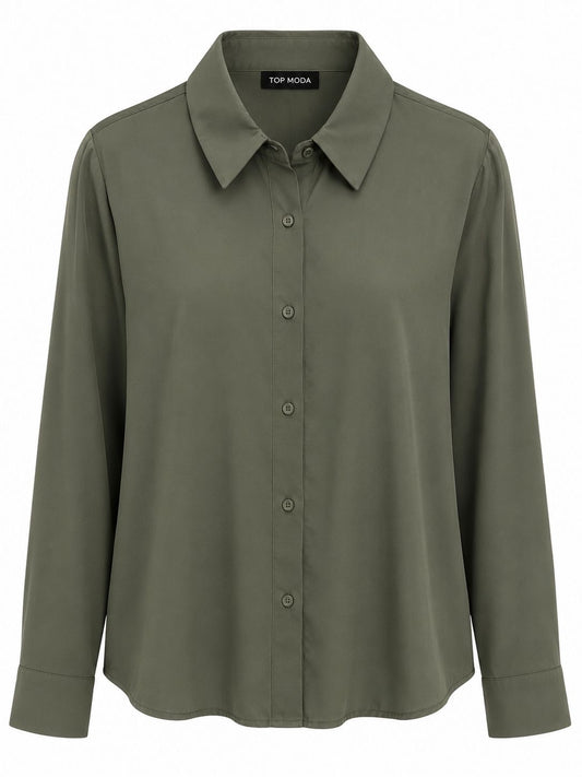 Camisa verde botella