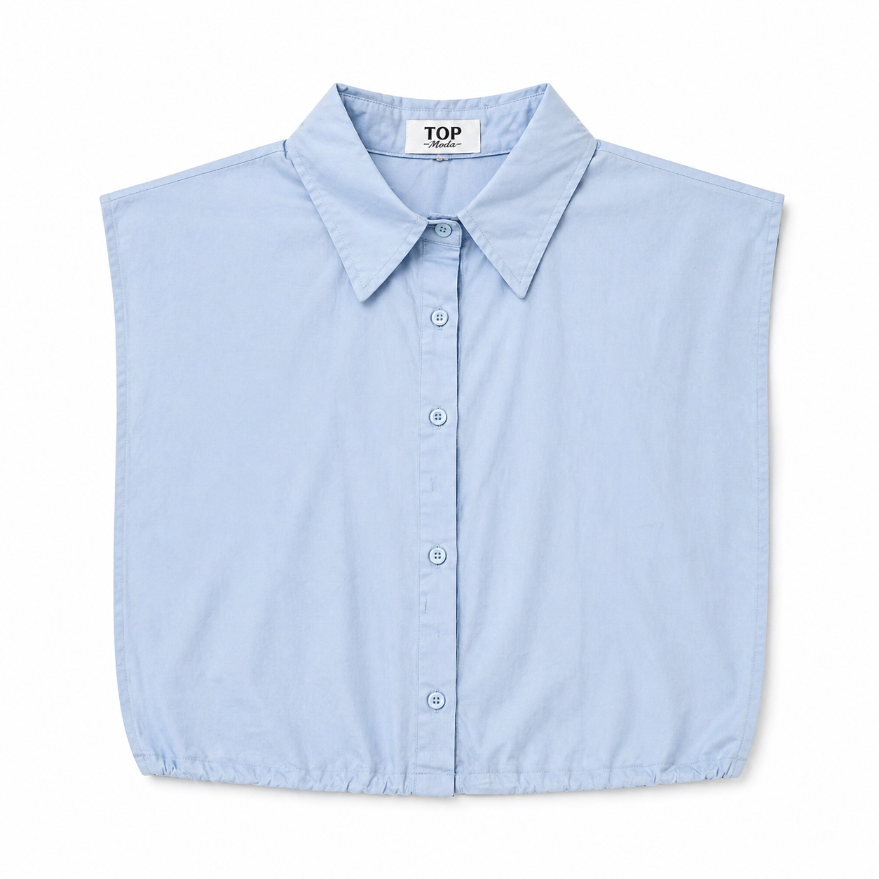 Camisa sin mangas celeste