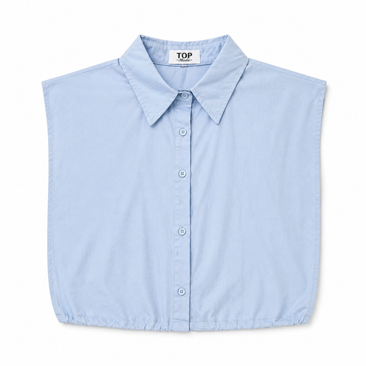 Camisa sin mangas celeste